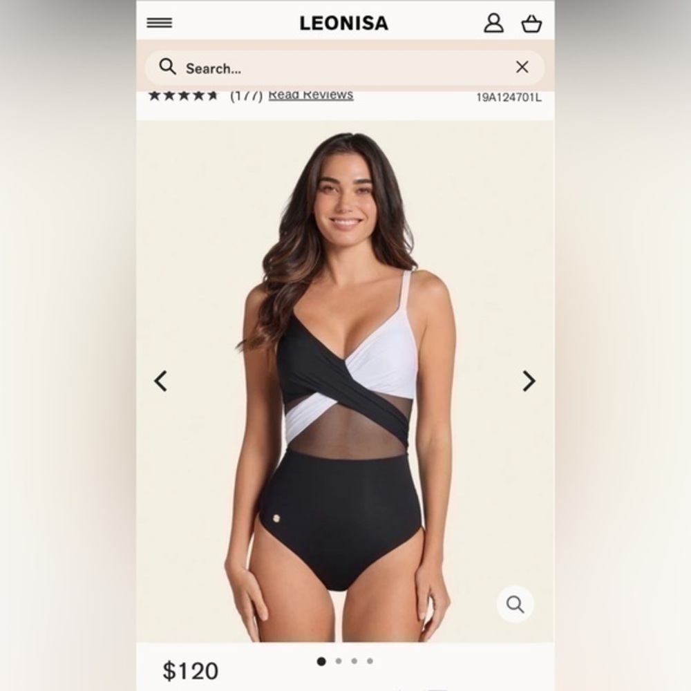 LEONISA One Piece Swimsuit with Slimming Compression